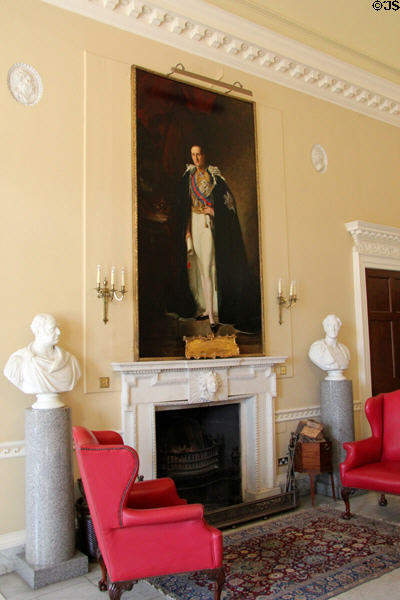 Portrait of John Adrian Louis, 7th Earl of Hopetoun, 1st Governor-General of Australia, by Robert Brough in the Hall at Hopetoun House. Queensferry, Scotland.