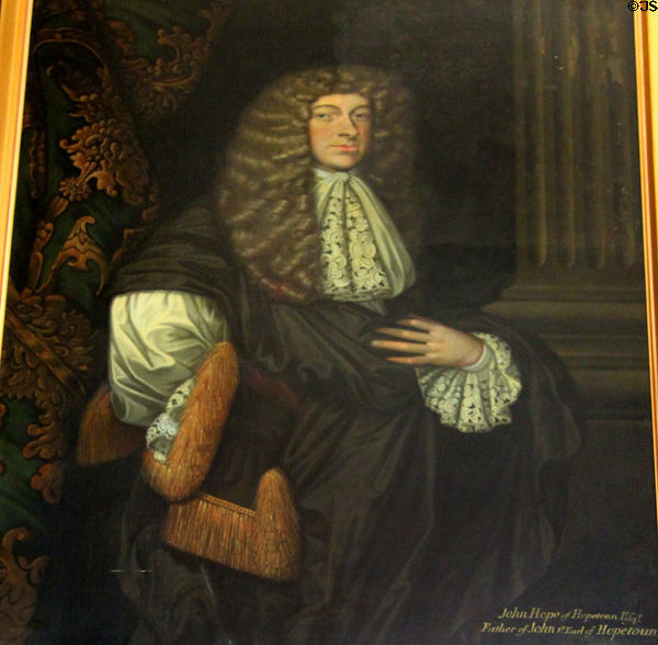 John Hope of Hopetoun (1650-82) by Jacobus Schuneman at Hopetoun House. Queensferry, Scotland.