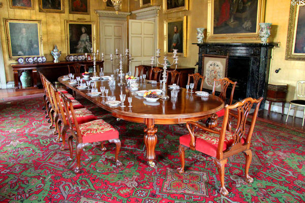 State Dining Room (early 19thC) designed by James Gillespie Graham at Hopetoun House. Queensferry, Scotland.