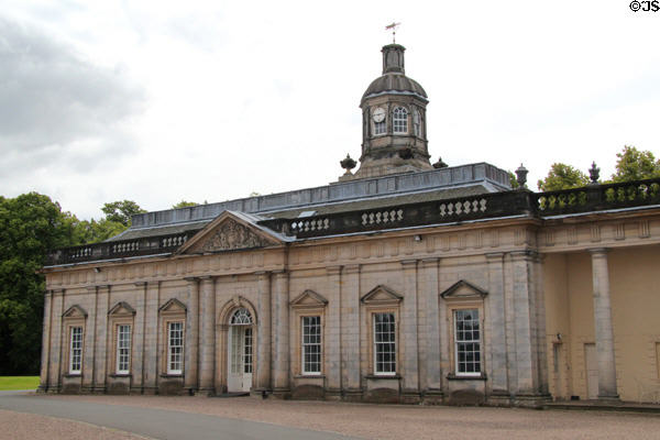 South Pavilion Ballroom & Tapestry wing at Hopetoun House. Queensferry, Scotland.