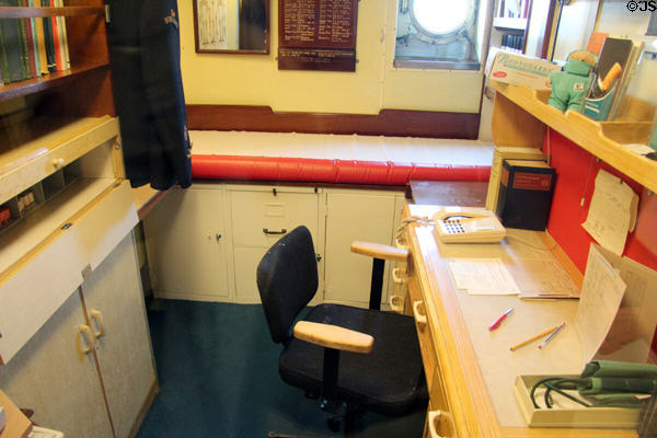 Doctor's office on Royal Yacht Britannia. Edinburgh, Scotland.