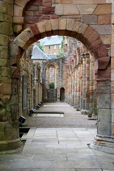 Arches at Jedburgh Abbey. Jedburgh, Scotland.