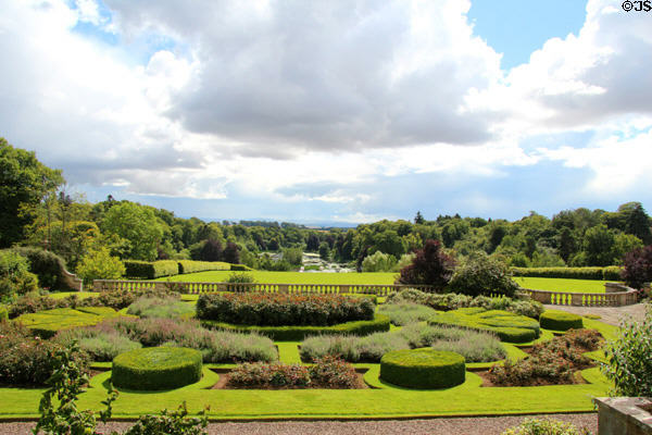Gardens & grounds of Mellerstain House. Gordon, Scotland.