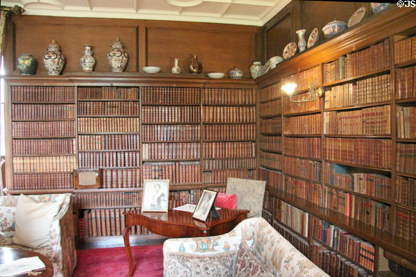 Library at Thirlestane Castle. Scotland.