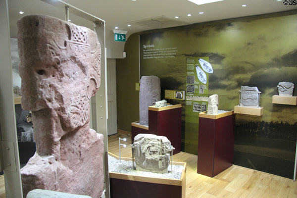 Interior of St Vigeans Museum under Historic Scotland (HES). Arbroath, Scotland.