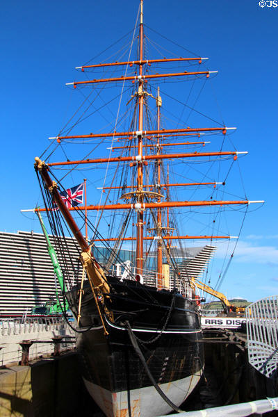 Bow of RRS Discovery. Dundee, Scotland.