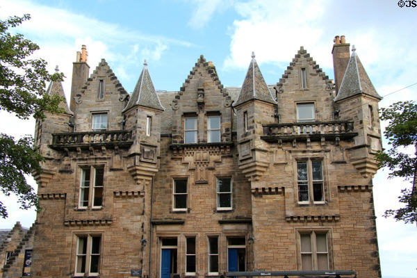 Edgecliffe (1864-6) baronial mansion of University of St Andrews. St Andrews, Scotland. Architect: George Rae.
