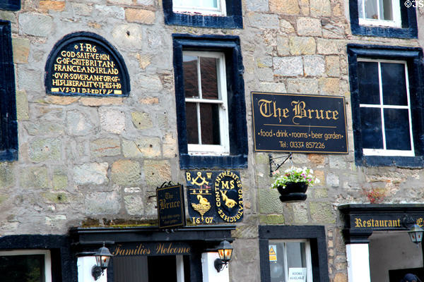 Bruce Arms Inn (1607) (High St.). Falkland, Scotland.