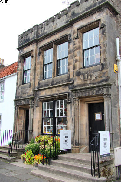 Maspie House (Old Post Office) (early 19thC) Georgian Gothic. Falkland, Scotland.