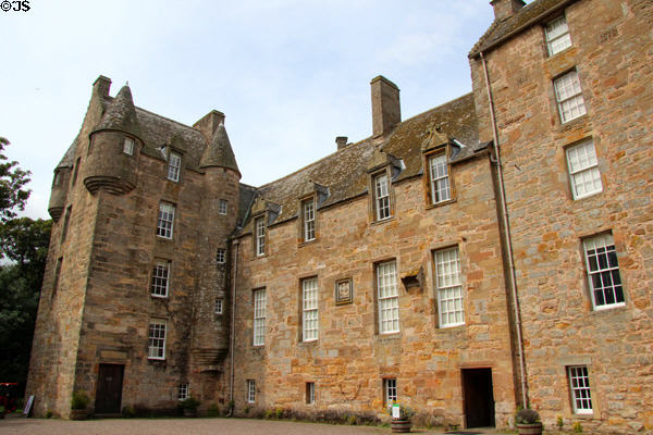 Kellie Castle (dating back to 1360) run as museum by National Trust for Scotland (NTS). Pittenweem, Scotland.