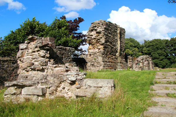 Ruins of Balmerino Cistercian Abbey (1229-1559). Balmerino, Scotland.