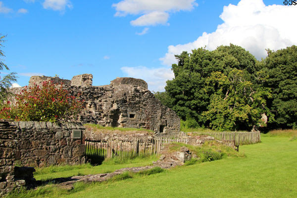 Ruins of Balmerino Cistercian Abbey (1229-1559). Balmerino, Scotland.