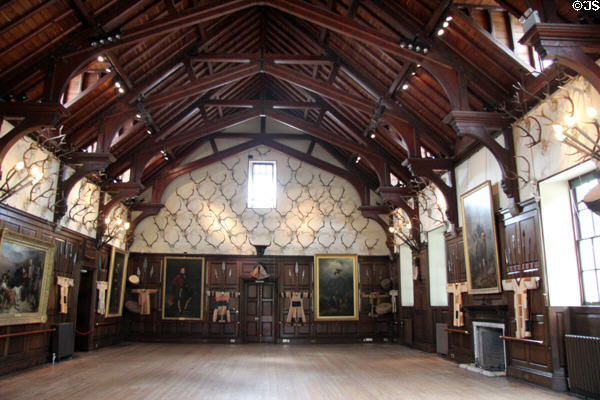 Ballroom(1876) at Blair Castle. Pitlochry, Scotland.