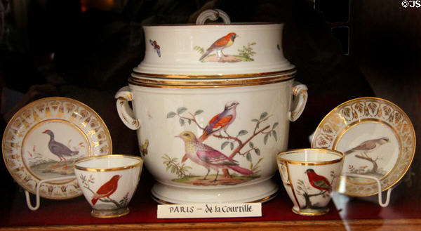 De la Courtille porcelain of Paris at Scone Palace. Perth, Scotland.