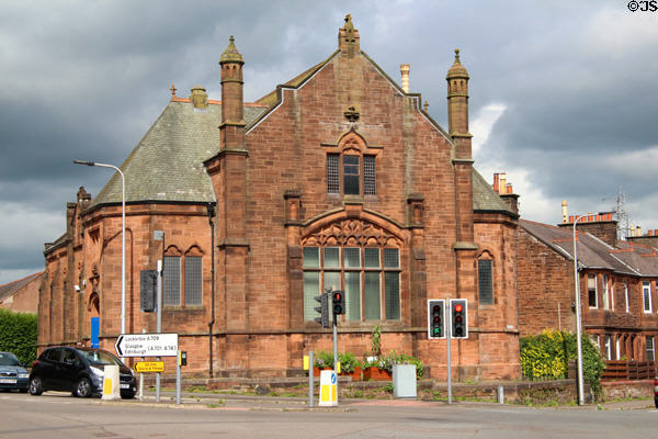 St Mary's Church Hall (1886-8). Dumfries, Scotland. Style: Tudor Gothic. Architect: A.B. Crombie.