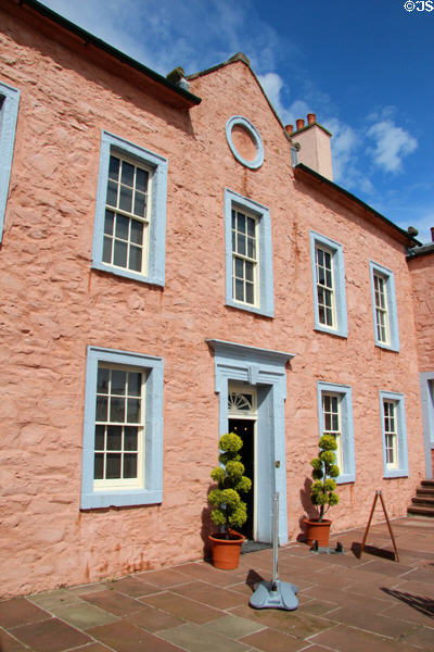 Broughton House (mid 18thC) (12 High St.) run as museum by National Trust for Scotland (NTS). Kirkcudbright, Scotland.