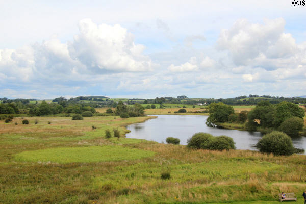 Landscape at Threave Castle. Threave, Scotland.