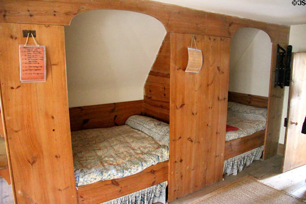 Box beds for staff at Craigievar Castle. Alford, Scotland.