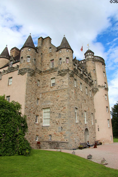 Castle Fraser (c1576; 1592 & 1614-36) run as museum by National Trust for Scotland (NTS). Aberdeenshire, Scotland. Architect: Thomas Leiper.