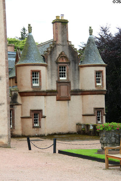 Wing behind Fyvie Castle. Turriff, Scotland.