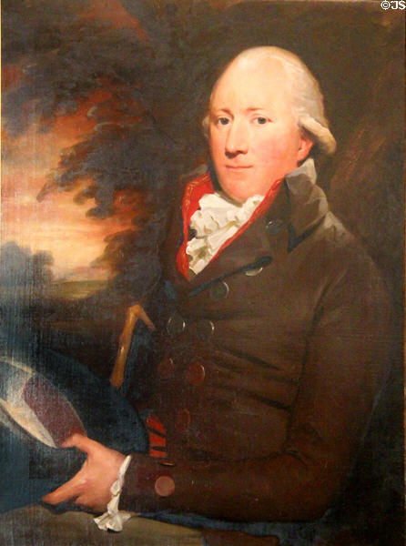 Charles Gordon of Buthlaw, Lonmay & Cairness (1747-97) portrait (1790) by Henry Raeburn at Fyvie Castle. Turriff, Scotland.