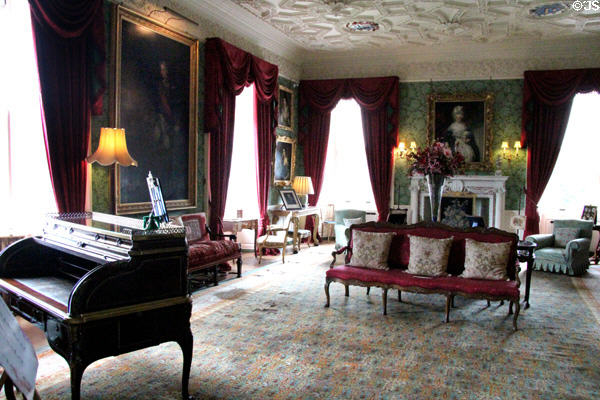 Drawing room at Fyvie Castle. Turriff, Scotland.