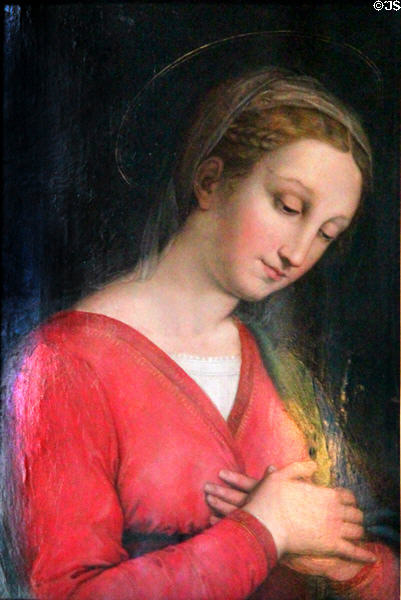 Virgin Mary painting (1504-8) prob. by Raphael Sanzio at Haddo House. Methlick, Scotland.