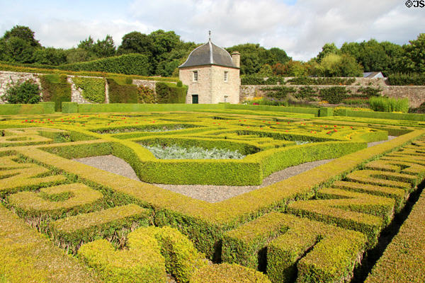 Pitmedden Garden (c1675) created by Sir Alexander Seton. Pitmedden, Scotland.