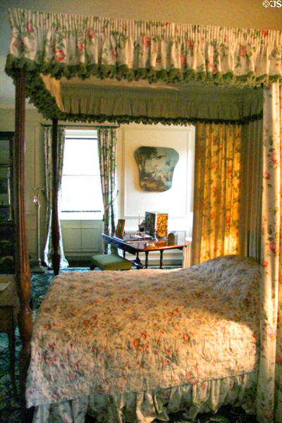 Bedroom at Brodie Castle. Brodie, Scotland.