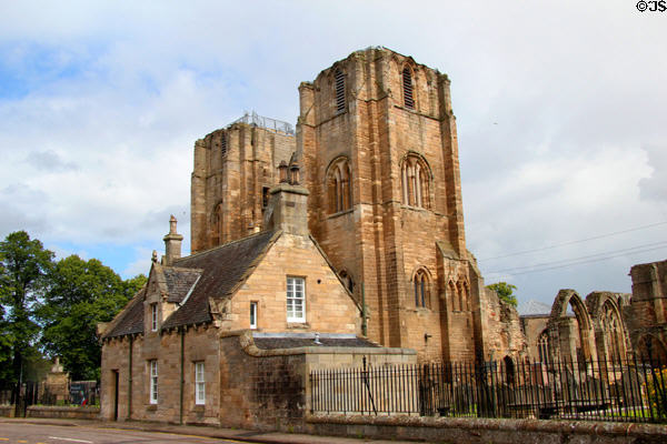 Elgin Cathedral & former church building run as a museum site by Historic Scotland (HES). Elgin, Scotland.