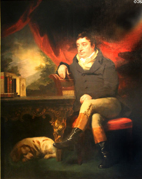Portrait of Francis Lord Seaforth (1813) by Sir Henry Raeburn at Fort George Highlanders' Museum. Fort George, Scotland.