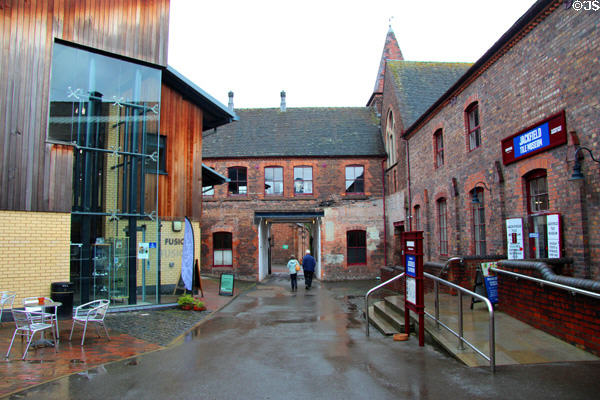 Jackfield Tile Museum building & entrance. Ironbridge, England.