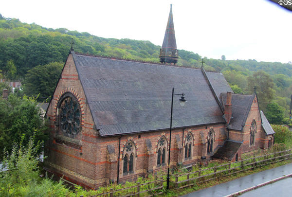 Jackfield Church (mid 19thC) across from Tile Museum. Ironbridge, England.