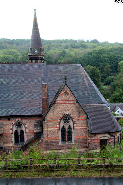 Jackfield Church (mid 19thC) across from Tile Museum. Ironbridge, England.