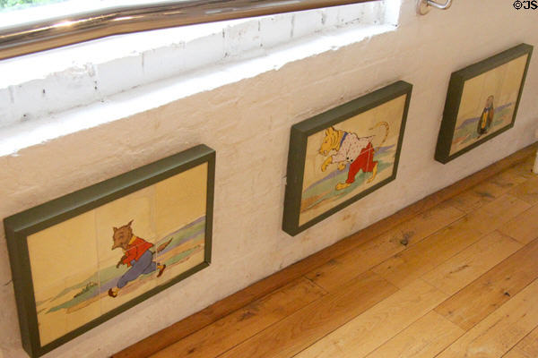 Noah's Ark tile panels (1935) by Carter & Co at Jackfield Tile Museum. Ironbridge, England.