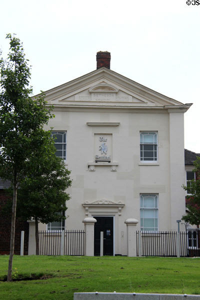 Sentinel House on Bethesda Street, originally Bethesda School (1819 & 1836). Hanley, Stoke-on-Trent, England.