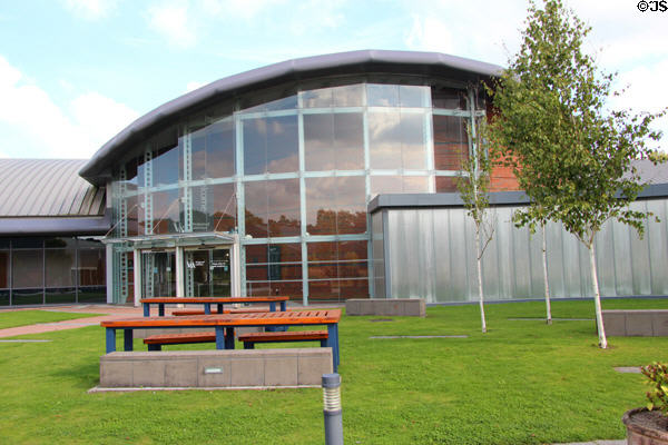 World of Wedgwood museum entrance run by Victoria & Albert Museum on grounds of Wedgwood factory. Barlaston, Stoke, England.