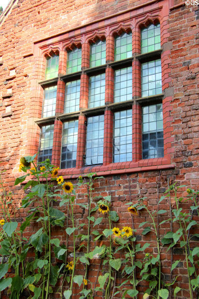 Brickwork at Wightwick Manor. Wolverhampton, England.