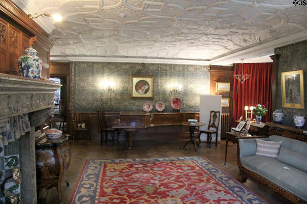 Drawing room at Wightwick Manor. Wolverhampton, England.