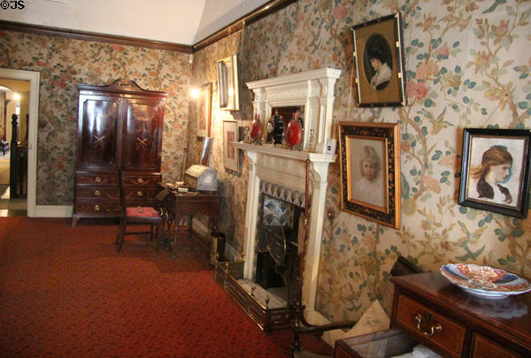 Bedroom at Wightwick Manor. Wolverhampton, England.