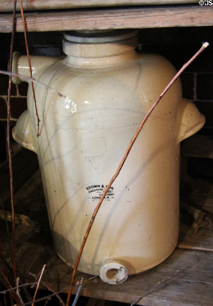 Ceramic water filter by Brown & Sons of London in kitchen at Wightwick Manor. Wolverhampton, England.