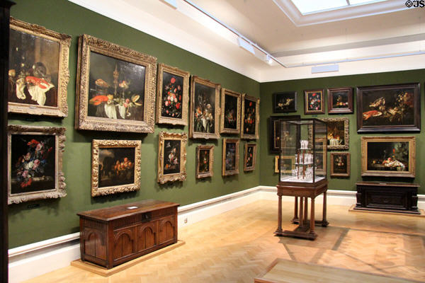 Gallery at Ashmolean Museum. Oxford, England.