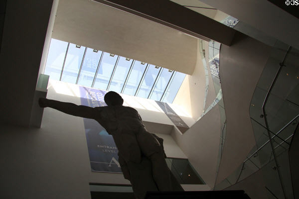 Skylight over art at Ashmolean Museum. Oxford, England.