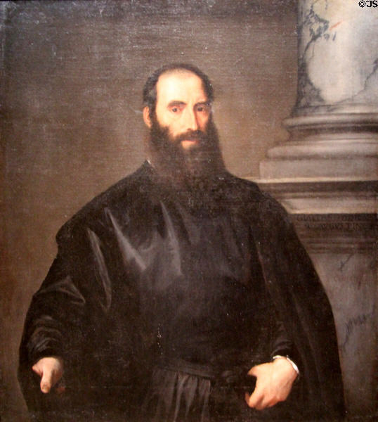 Giacomo Doria portrait (early 1530s) by Titian at Ashmolean Museum. Oxford, England.