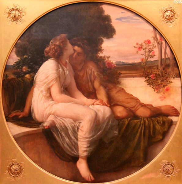 Acme & Septimius painting (1868) by Frederic Lord Leighton at Ashmolean Museum. Oxford, England.