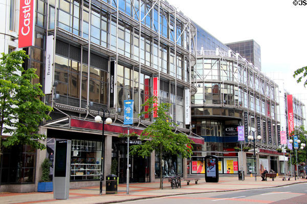 Castle Court Shopping Center (Donegall Place). Belfast, Northern Ireland.