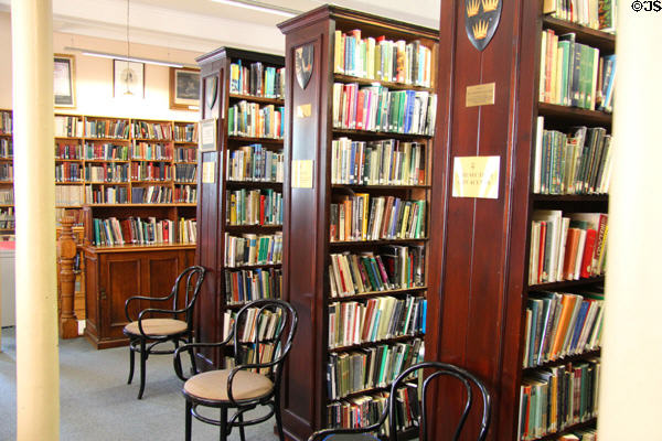 Stacks at Linen Hall Library. Belfast, Northern Ireland.