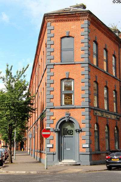 The Linenhall heritage office building (3 Linenhall St. W. at 9 Clarence St.). Belfast, Northern Ireland.