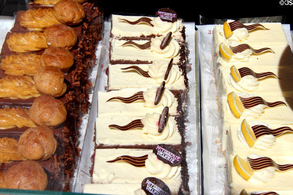 Desserts at St George's Market. Belfast, Northern Ireland.