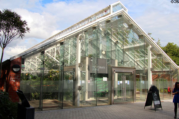 Tropical Ravine glass house (1889) in Botanic Gardens. Belfast, Northern Ireland. Architect: Charles McKimm.